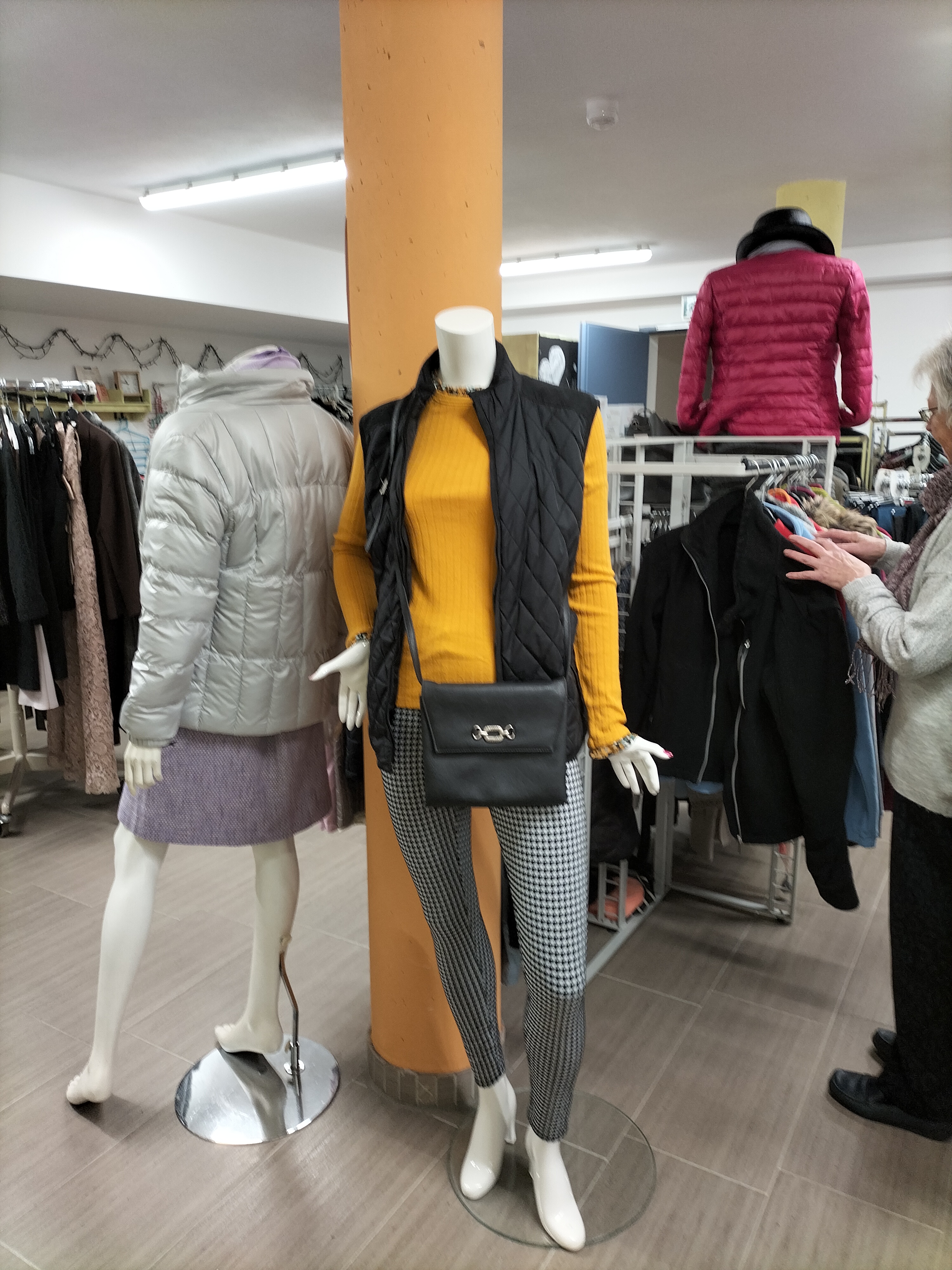 Kleidung aus dem Reißverschluss