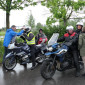Segnung auf dem Motorrad