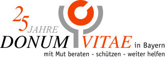 Logo "25 Jahre Donum Vitae"